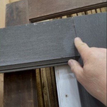 1917 Vintage Tudor Revival Screen Door